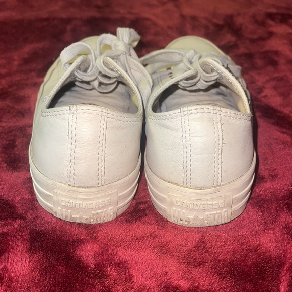 Nude Leather Converse - Picture 3 of 4